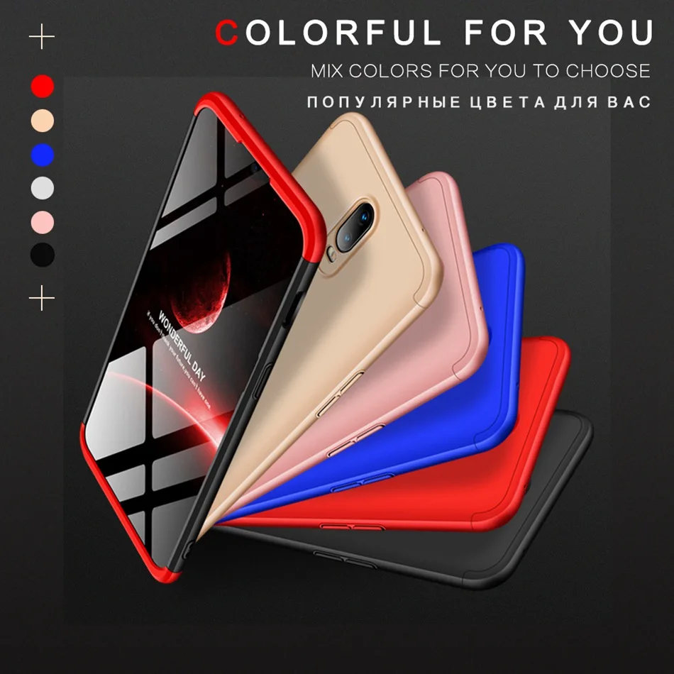 Чехол UTOPER для Oneplus 6 T Роскошный чехол 360 противоударный защитный One Plus 5 1 + Coque |