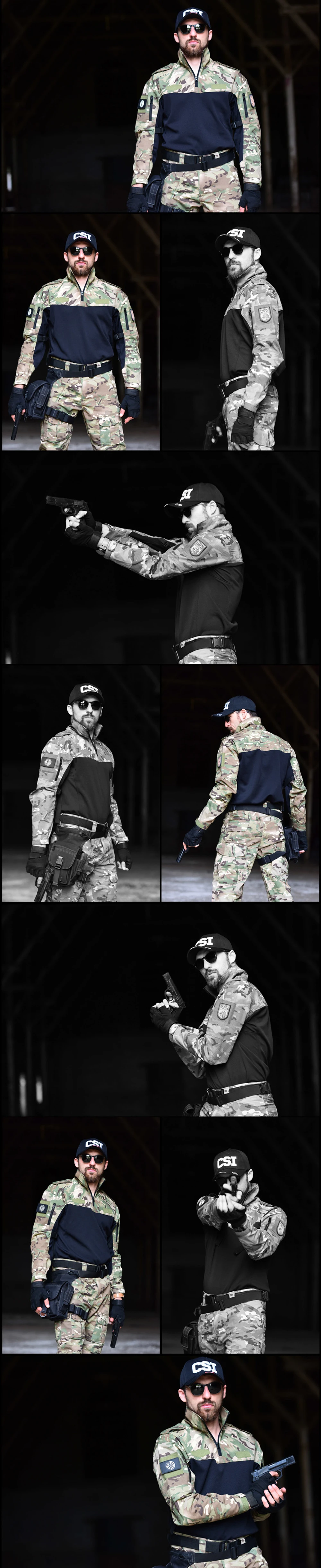Мужская Военная тактическая футболка с длинным рукавом SWAT Soldiers дышащая быстросохнущая Боевая футболка одежда для страйкбола мужские американские армейские футболки