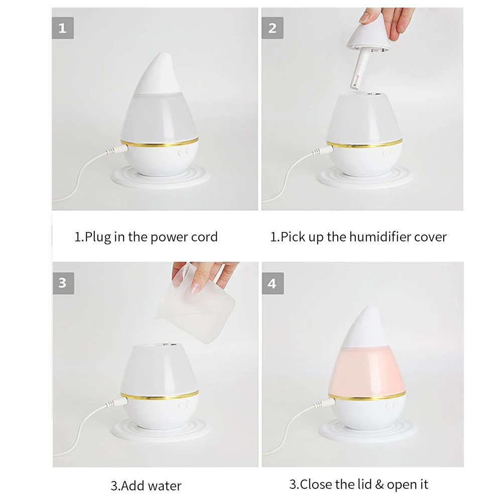 FUNHO светодио дный Светодиодные Красочные огни прохладной воды Vernevelaar Diffuseur Huile
