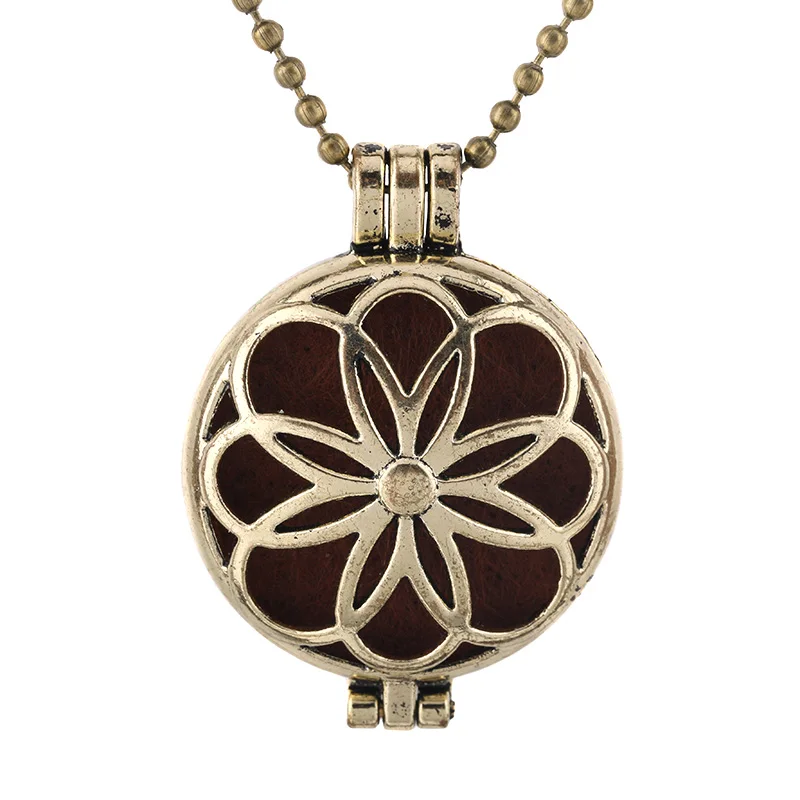 Ожерелье с подвеской в античном стиле Открытый Винтажный кулон ароматическими
