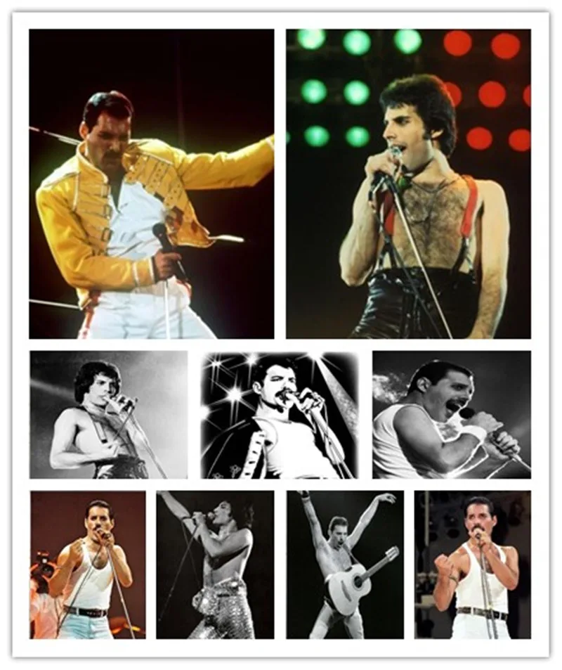 Полноразмерная Алмазная 5d картина сделай сам певец Фредди Меркурий алмазная