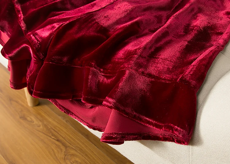 Женские широкие шорты из натурального шелка и бархата Короткие осенние 100% с