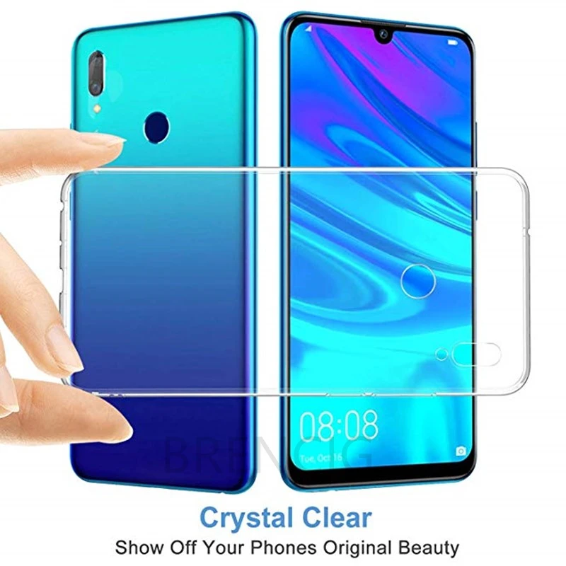 Для huawei P Smart 2019 Y9 Y7 Pro мягкий силиконовый прозрачный телефон задняя крышка для P20