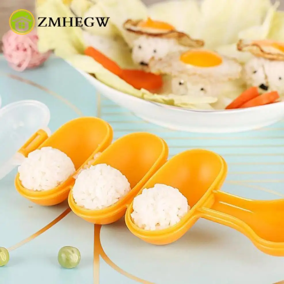 Imixlot форма для рисовых шариков Сферическая суши с ложкой рисовый шар инструменты