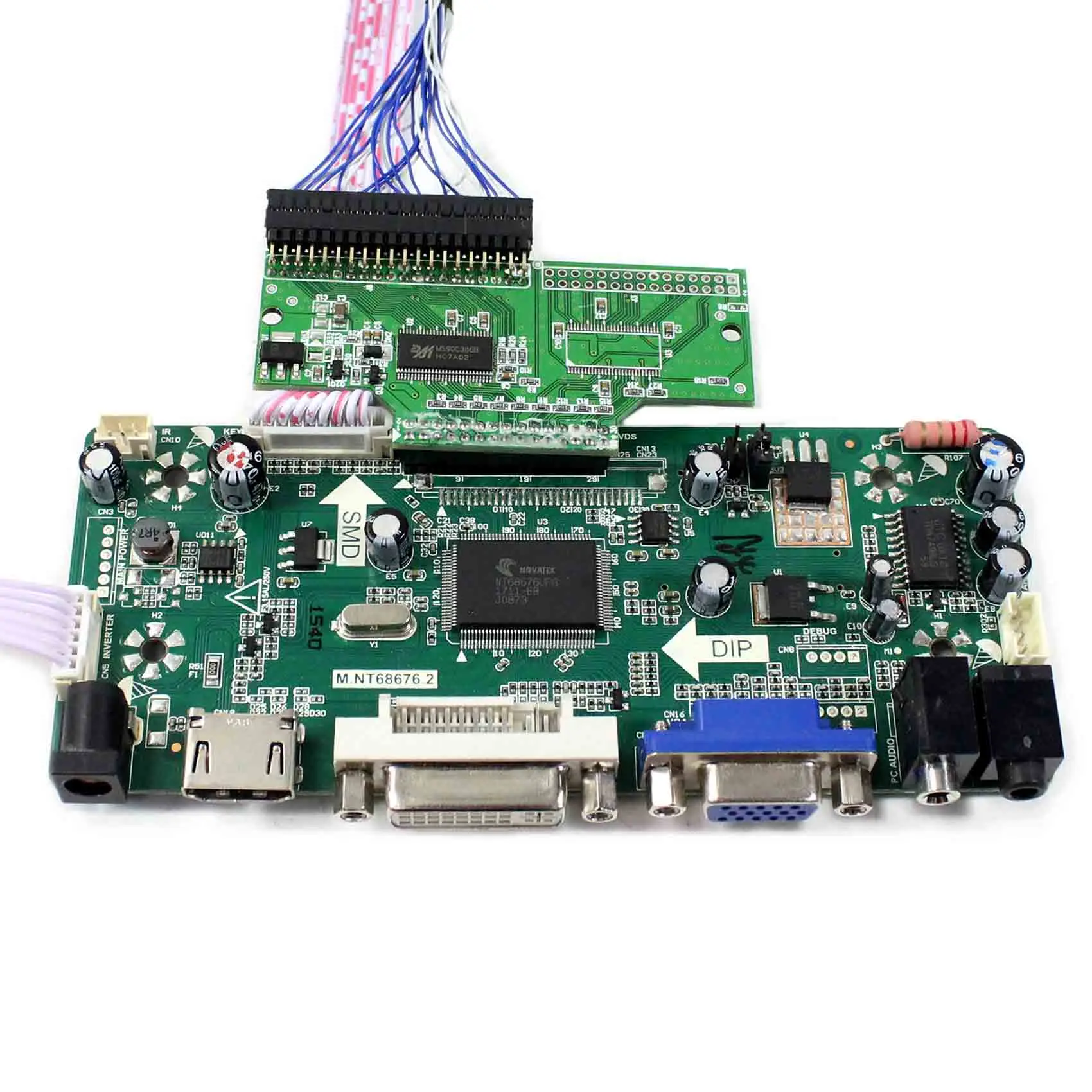 Плата аудиоконтроллера HD MI + DVI VGA для ЖК панели 10 4 дюйма AA104VH01 640x480|board board|board hdmiboard