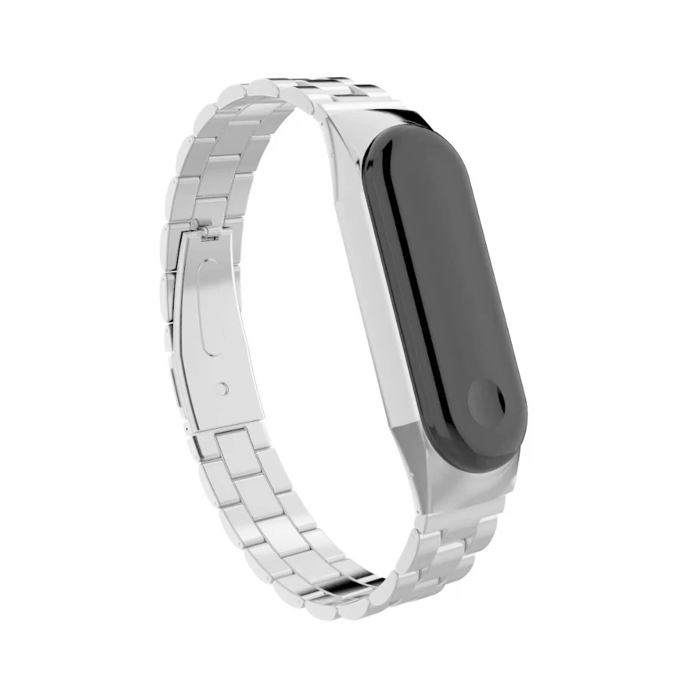 Для Xiaomi mi Band 4 3 ремешок для мужчин/женщин металлический браслет для mi band 4 наручный ремень из нержавеющей стали пряжка аксессуары
