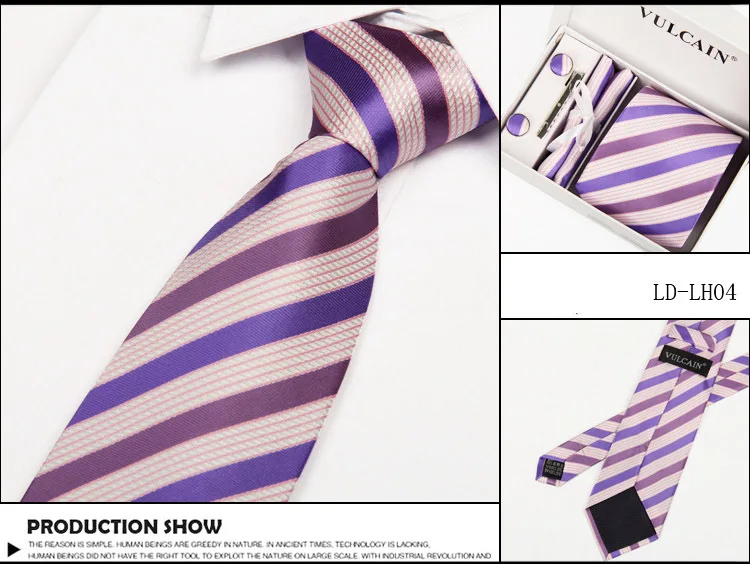 Newnecktie Наборы для ухода за кожей новый мужской моды классические Точки плед