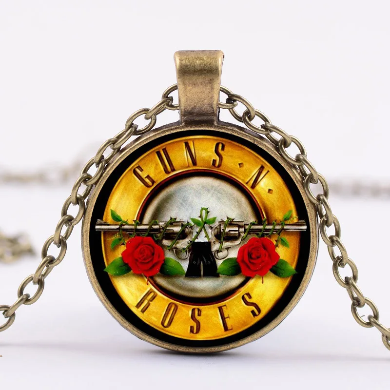 Горячая популярная рок группа пистолеты N Roses Арт Комплект ювелирного изделия