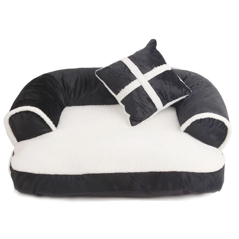 Pet Dog Bed Warming House Soft Material PP Cotton Baskets Fall and Winter Warm Kennel For Cat Puppy Drop shipping PD027 | Дом и сад