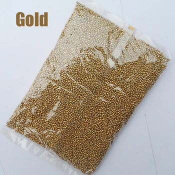 Picture gold 30000 шт./лот(450 г) 2 мм Шарм чешский стеклянный бисер Кристалл DIY браслет ожерелье для Бисер для детей аксессуары для ювелирных изделий - Цвет: Picture gold