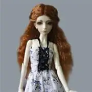 JD018 10-11 дюймов мохер парики Красивая Ана две косы BJD кукла парик Мода Кукла волосы