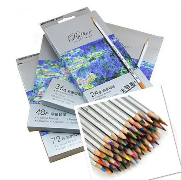 Марко 72 шт цветной карандаш Профессиональный нетоксичный бессвинцовый школьные