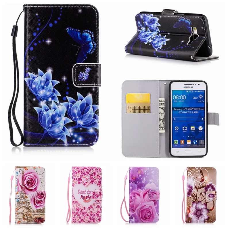 Чехол бумажник из искусственной кожи для Samsung Galaxy S3 S4 S5 S6 S7 edge S8 A3 A5 A6 A8 J1 J2 J3 J5 J7 NEO
