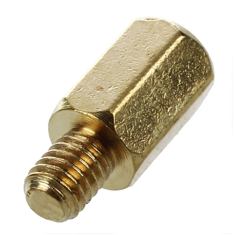 

50 Pcs PC PCB Motherboard Brass Standoff Hexagonal Spacer M3 7+4mm Drop shipping