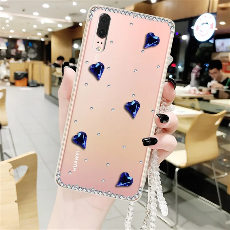 Чехол для huawei nova 3E чехол P20 мобильного телефона с бриллиантами и стразами Huawei pro lite