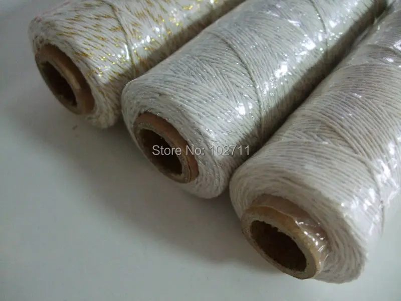 Низкие! веревка из натурального хлопка 4ply(100 ярдов) 1 шт. тонкие Bakers шпагат цвет веревка для выпечки Аква мята золото хлопковая нить цвет