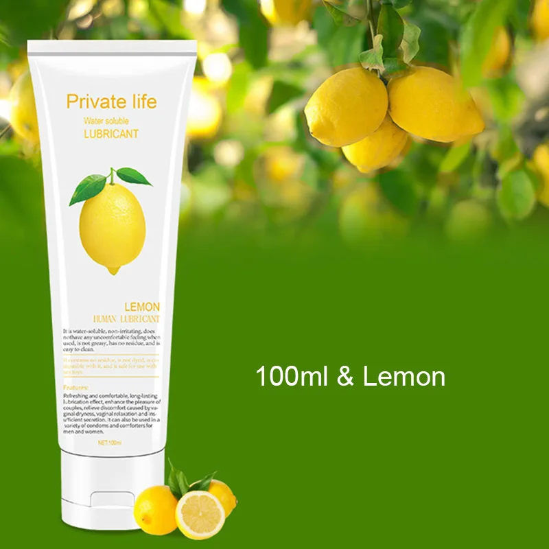 Лубрикант с фруктовым ароматом для анального секса оральное масло смазочное