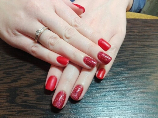 Modelones неоновый УФ гель для ногтей Блестящий глиттер нейл арта сушилка лака с