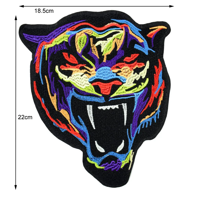 Утюжок для одежды с рисунком тигра кота и птицы 3D нашивки топы футболки сделай