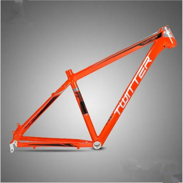 orange TW3900XC MTB рама из алюминиевого сплава для горного велосипеда плоская сварочная внутренняя линия яркая красочная Марка настраиваемая велосипедная Рама - Цвет: orange