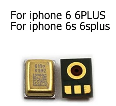 for 6 6s plus Микрофон Geniune для iphone 4, 4S, 5, 5S, 6, 6 S, 7, 8 Plus, Внутренний микрофон для iphone X, XS, MAX, XR, микрофонный чип, замена - Цвет: for 6 6s plus