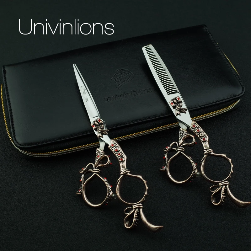 Univinlions 6 &quot2019 новые японские ножницы для волос Парикмахерские филировочные