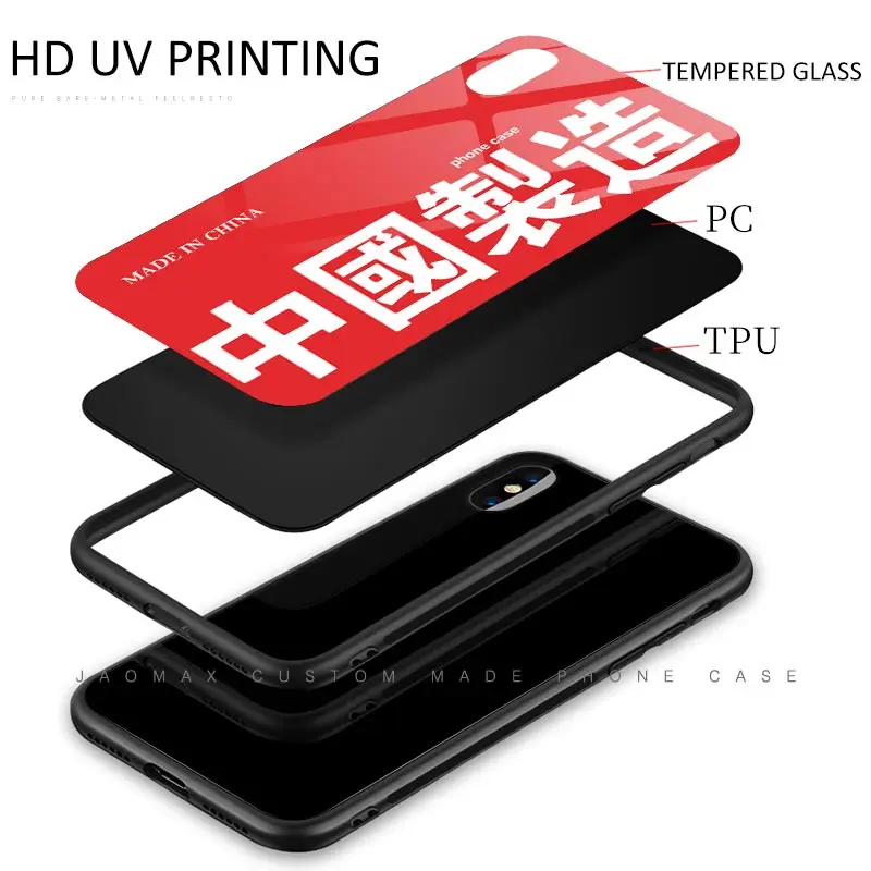 Jaomax волновая точка улыбка любящее сердце закаленное стекло телефон рамка для iPhone