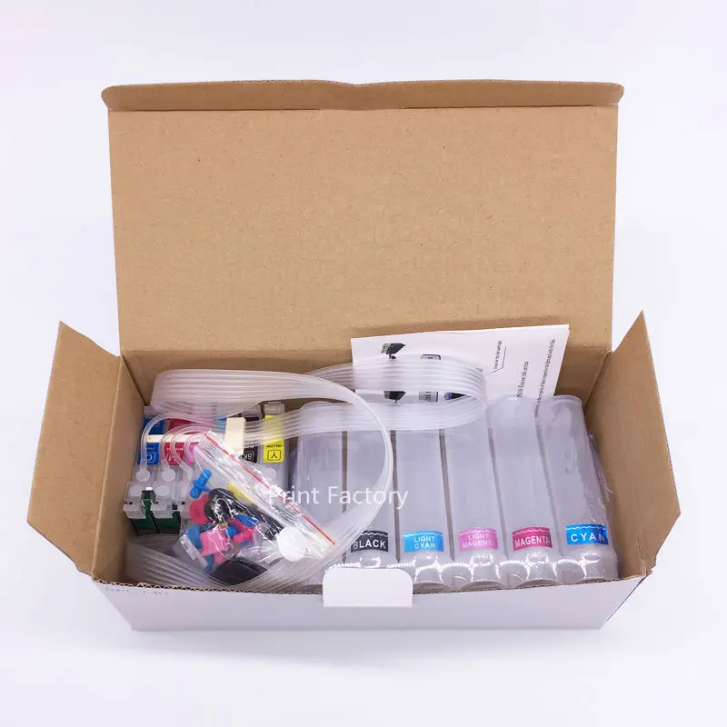 Чернильная система с постоянным чипом для Epson PX700W PX710W PX800FW PX810 PX650 PX50 PX660 PX720WD PX730WD