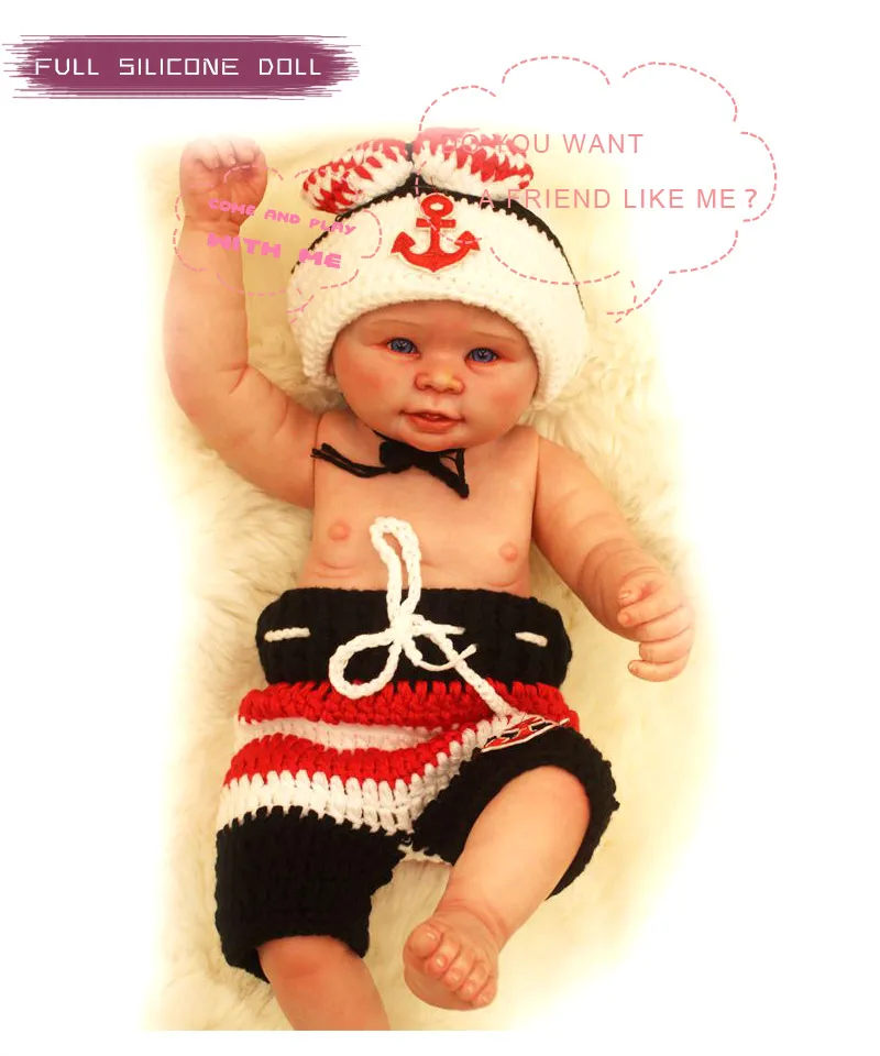 Reborn Baby Doll полное тело силикона ручной реалистичное касание силикона эксклюзивные подарки детей пупсик игрушки