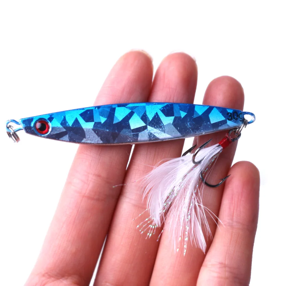 HENGJIA 1 шт. 30 г жесткие металлические свинцовые рыболовные приманки морской