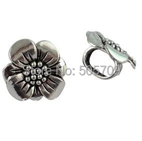 

40 шт., кольцо с цветочным рисунком A17007