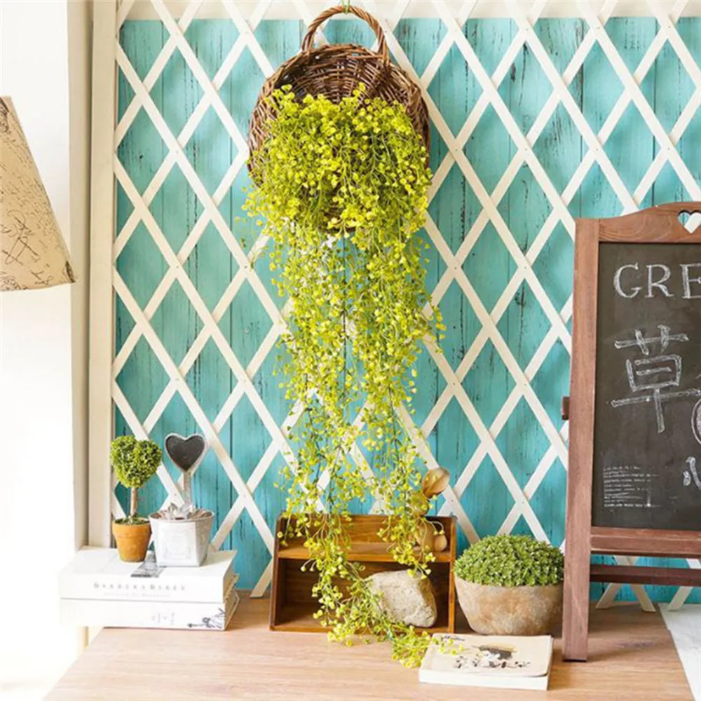 Искусственные свисающие растение Плющ растения гирлянды искусственная