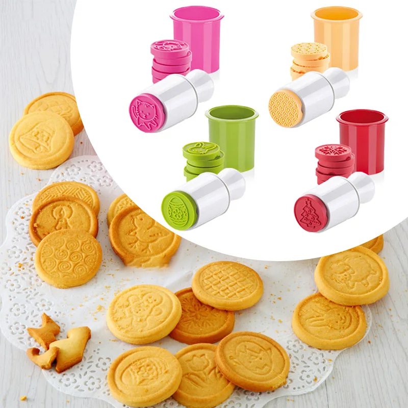 8 шт./компл. Рождественская елка Пасха мультфильм штамп Cookie инструмент Формочки