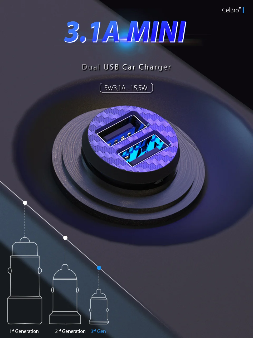 Обновленный мини-Переходник Usb для зарядки в машине для мобильного телефона автомобильное зарядное устройство двойной Usb порт питания 2 порта зарядное устройство s Автомобильное зарядное устройство