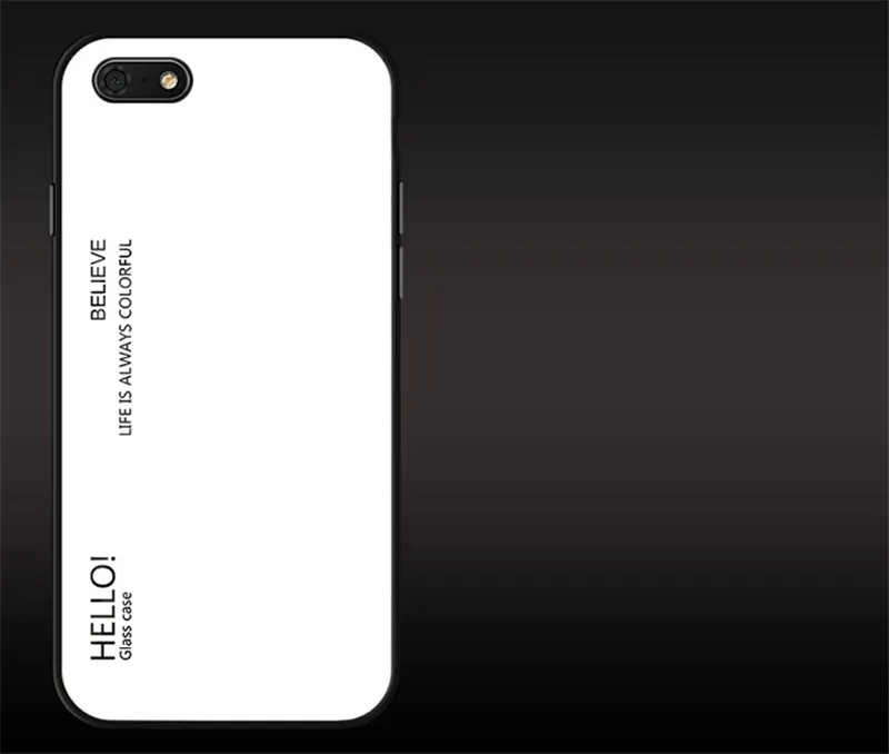 Чехол для huawei Honor 7A DUA L22, градиентный чехол Aurora из закаленного стекла, чехол для телефона huawei Honor 7A Honor7A DUA L22 5,45"