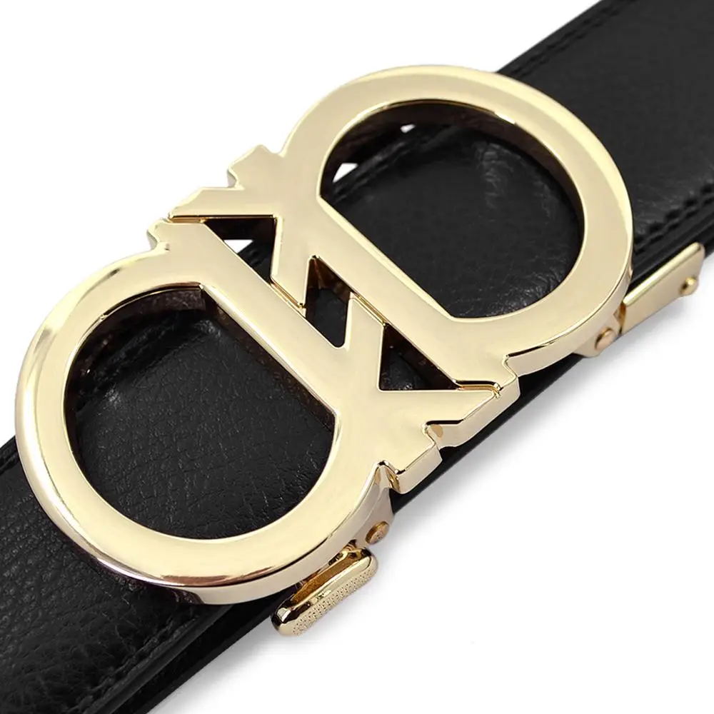 COWSTAR модные кожаные мужские ремни с автоматической пряжкой для мужчин деловые