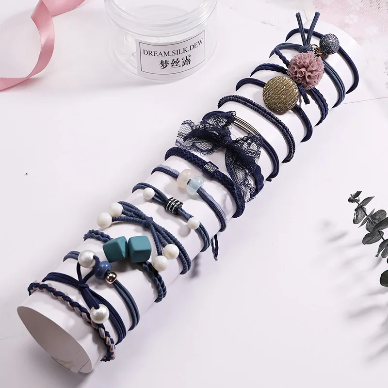 Женские резинки для волос конский хвост элегантные аксессуары 8/12/15 шт.| |