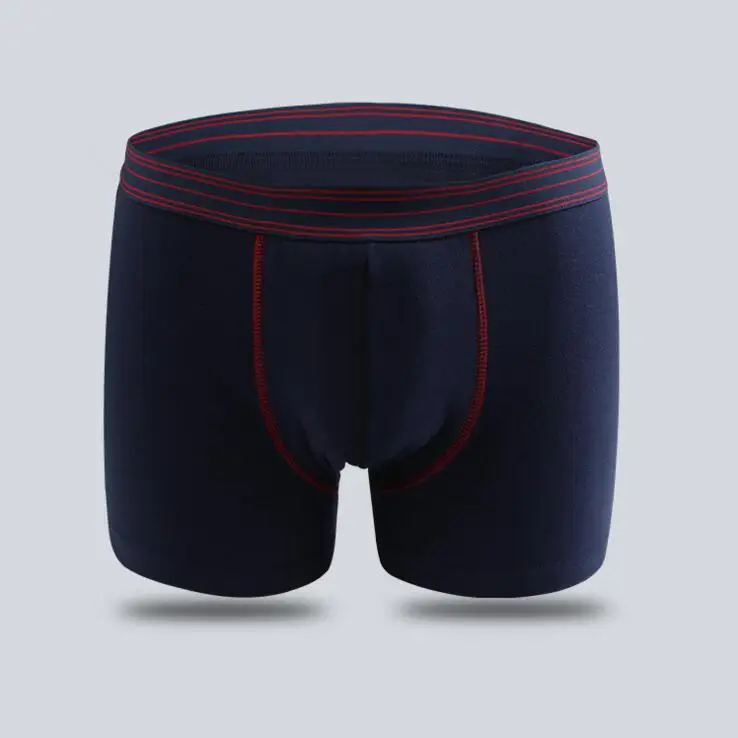 2 шт./лот мужские трусы боксеры нижнее белье комфортные u выпуклые шорты хлопковые