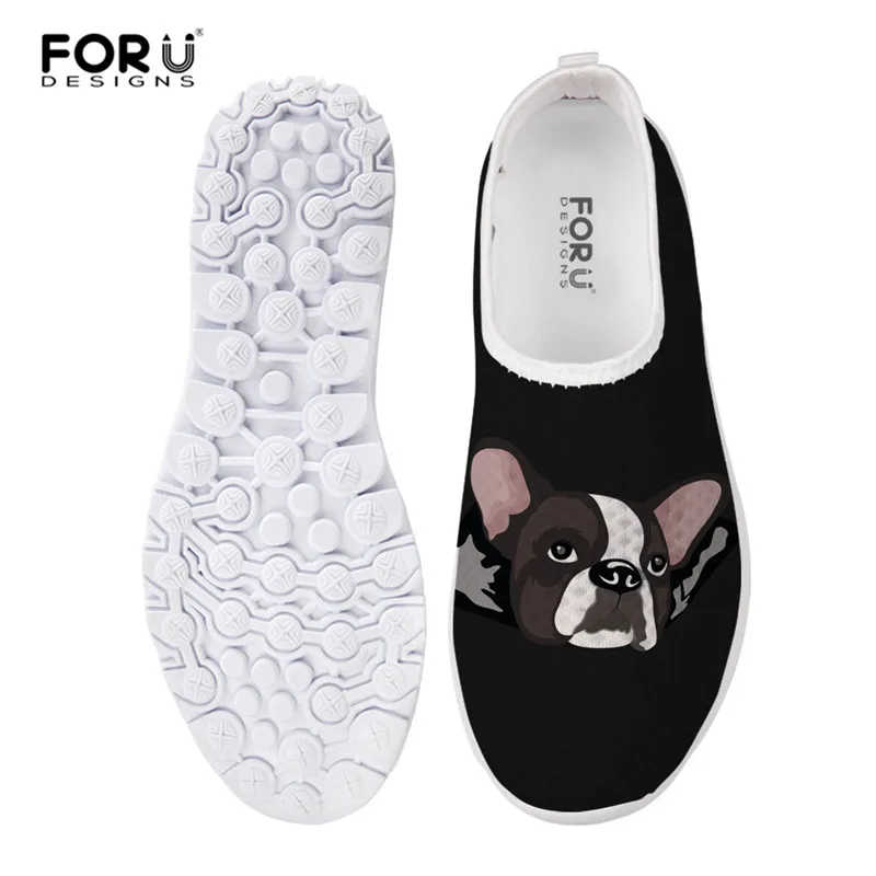 FORUDESIGNS/повседневная обувь с французским бульдогом; модные легкие женские кроссовки; сезон весна; дышащая женская обувь; прогулочная обувь - Цвет: Z3862AA