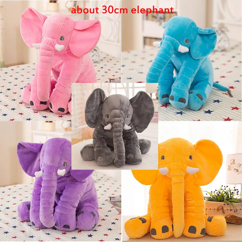 Мультфильм 60 см большой плюшевая игрушка слон детский спальный спинки мягкие