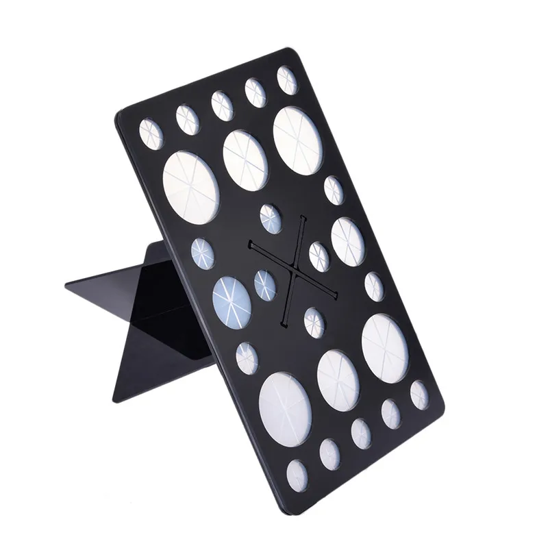 26/28 отверстия держатель кисти для макияжа Органайзер тени век ресницы сушилка