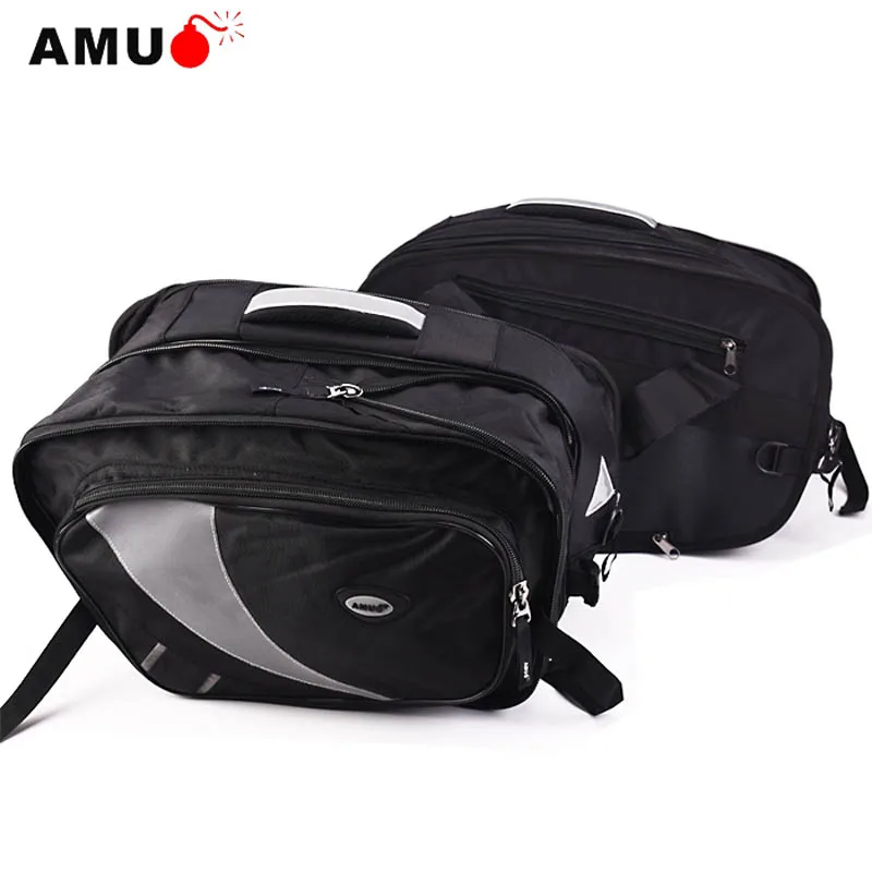 AMU мотоциклетные водонепроницаемые сумки для седла мотоцикла задний багажный