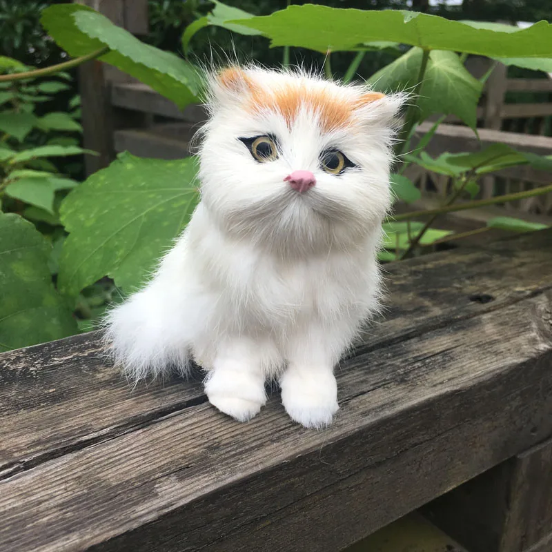 10*9*7 см декоративная пенная пушистая детская кошка фигурка животного из