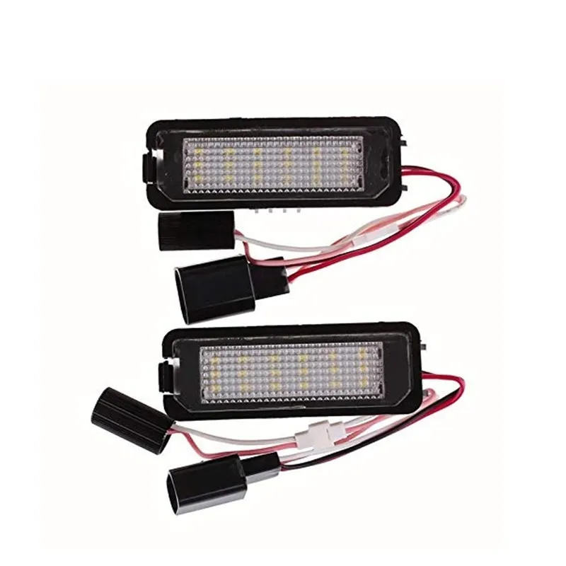 2x Light Auto MK5 GTI MK6 MK7 Golf 5 Glof 6 7 xenon Белый светодиодный номер номерного знака Canbus