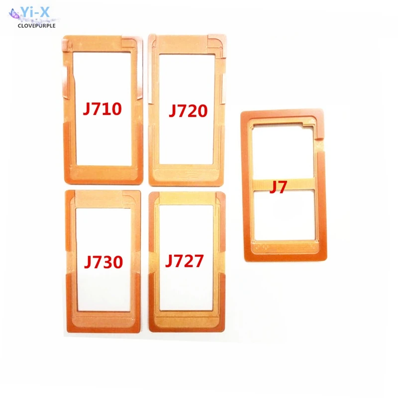 5 шт./лот клейкая форма для ЖК-экрана стеклянная держатель samsung galaxy J7 J710 J720 J730 J727 oca