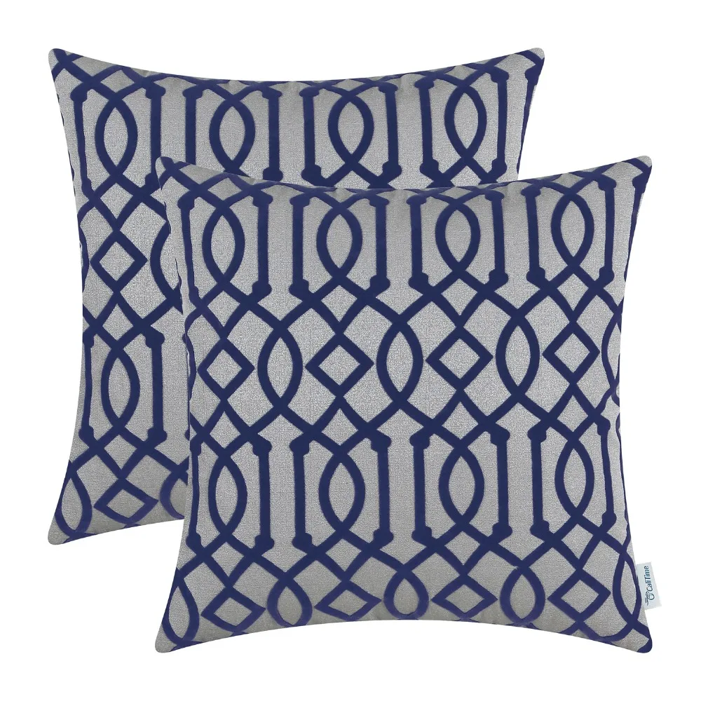 2 шт. calitime наволочки бросить Наволочки ракушками Главная Диван диван стекаются