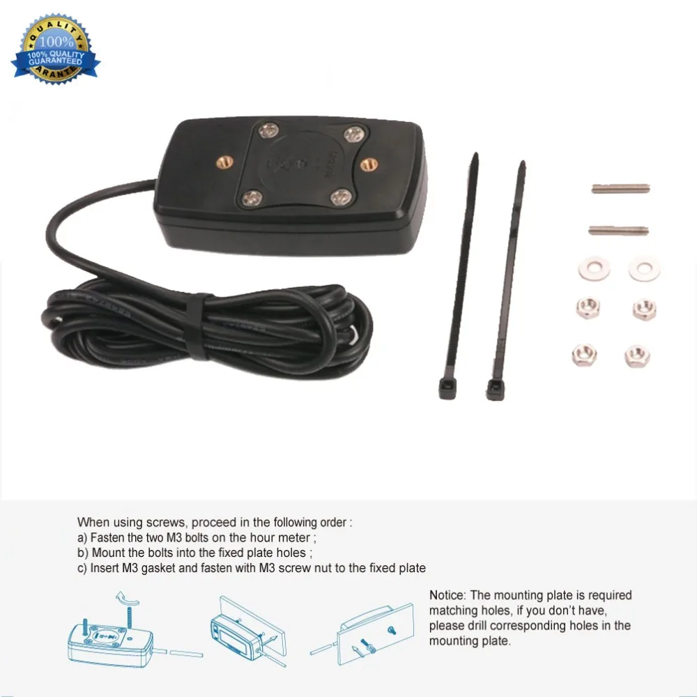 Индуктивный тахометр с подсветкой цифровой сбрасываемый Тахометр для