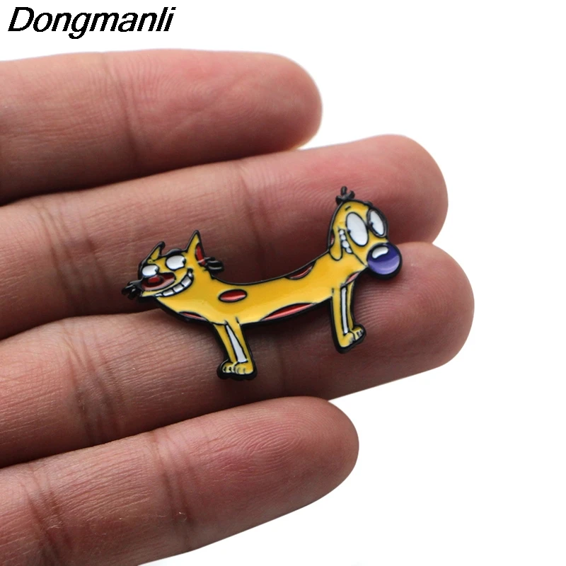 P3277 Dongmanli милый кот эмалированные булавки и броши для женщин мужчин нагрудные