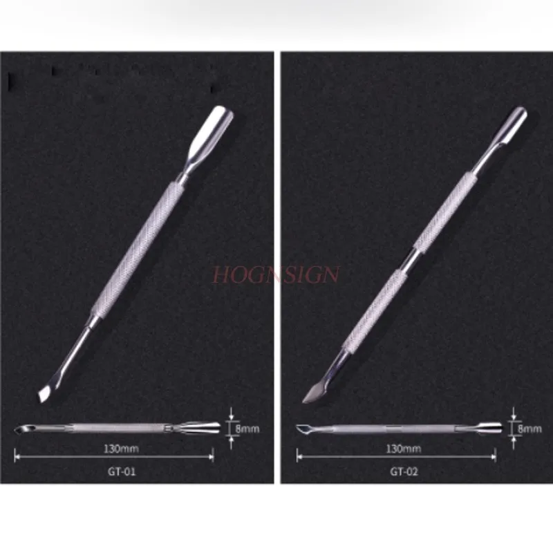 Стальная двойная головка двойного назначения инструмент для снятия ногтей