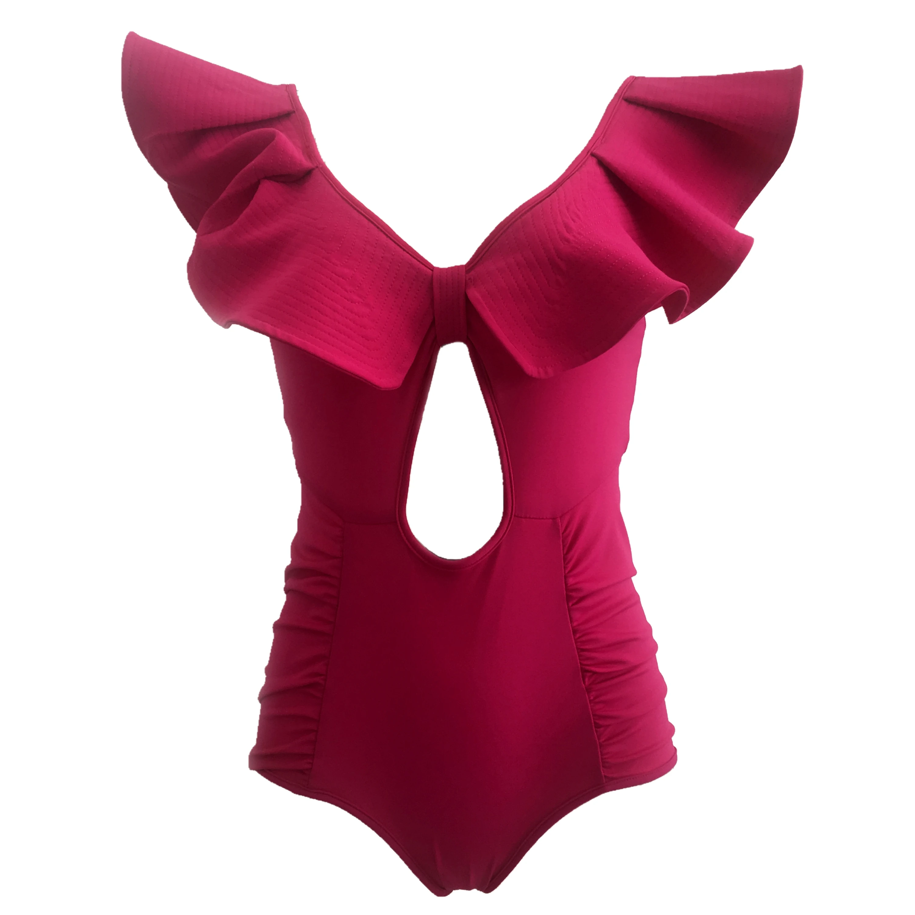 Купальник в Корейском стиле 2019 пикантные одна деталь Полосатый Купальники для